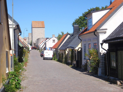 Visby city wall/fortress.